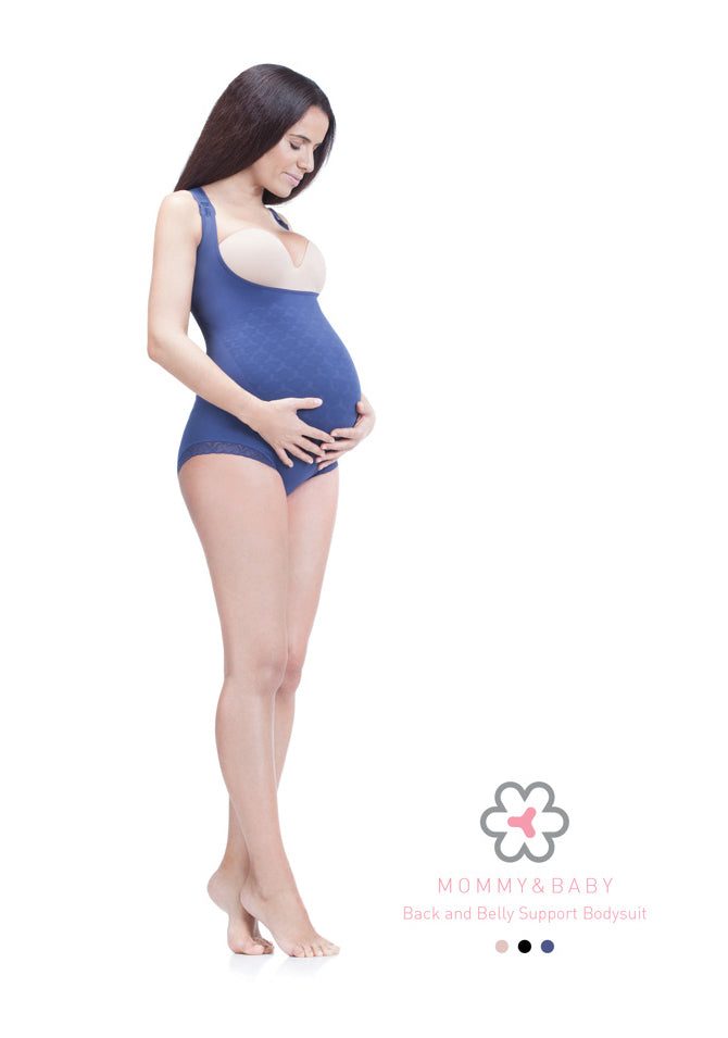 Mommy&Baby Back and Belly Support Bodysuit